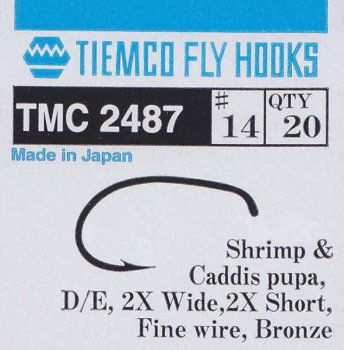 Tiemco TMC 2487 Der super scharfe Nymphen-Haken