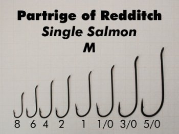 Single Salmon M (Größen 8, 6, 4, 2, 1, 1/0, 3/0, 5/0 zur Auswahl