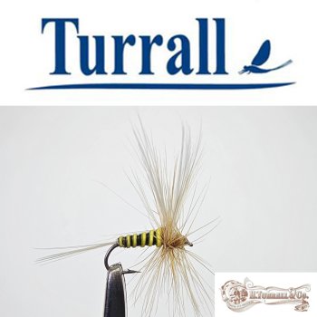 Turrall No.07 Pale Water Imago in Größe 16  Special European Dry -Eine klassische, traditionelle Trockenfliege aus England-