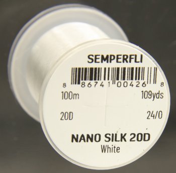 SEMPERFLI Nano Silk Ultra 20D 24/0 Bindefaden