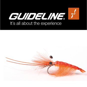 Orange CDC Shrimp #6 Meerforellenfliege by Guideline