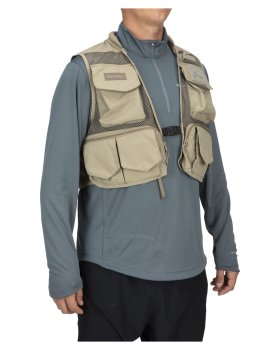 Simms Tributary Vest Tan Fliegenfischerweste