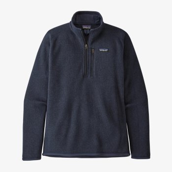 Patagonia Mens Better Sweater 1/4-Zip Fleece New Navy (NENA)