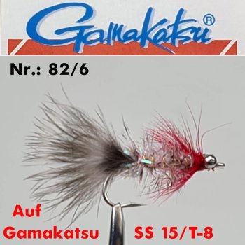 Gamakatsu Red Magnus #8 Meerforellenfliege