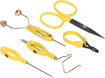 Loon Outdoors Core Fly Tying Tool Kit - Yellow  Fliegenbindwerkzeuge