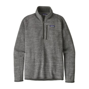Patagonia Mens Better Sweater 1/4-Zip Fleece Nickel (NKL)