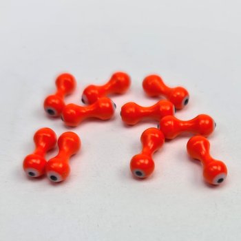 Fluo Streamer Eyes 4mm (3 Fluo-Farben zur Auswahl)