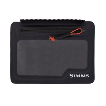 Simms Waterproof Wader Pouch Carbon Die wasserdichte Zubehör- / Handy-Tasche