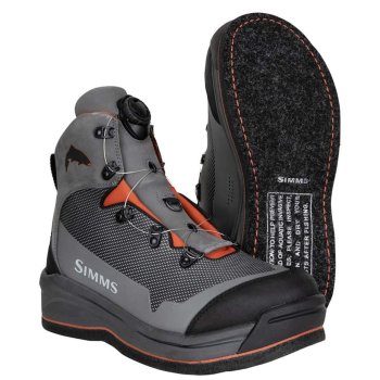 Simms Guide BOA Boot Felt Slate Der Watschuhe mit der Filz-Sohle