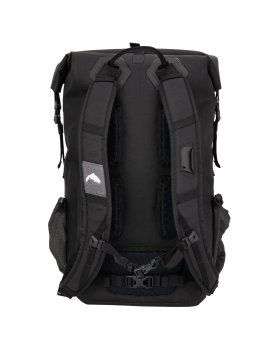 Simms Dry Creek Rolltop Backpack Black  Der Wasserdichte Fliegenfischer-Rucksack