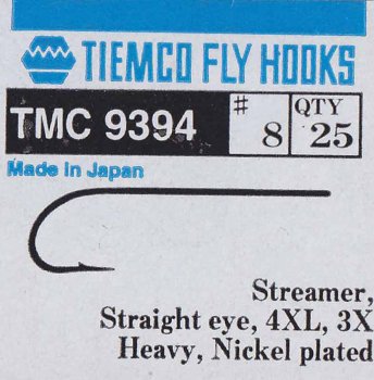 Tiemco TMC 9394  Der langschenklige Salzwasser-Fliegenhaken