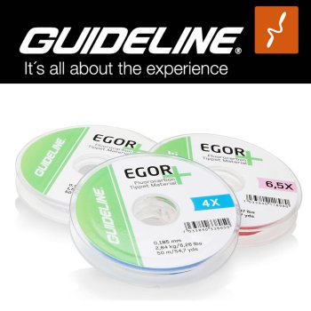 Guideline Egor+ FC Spools Fluorocarbon Vorfachspulen mit 50/30m extra weichen Fluorocarbon