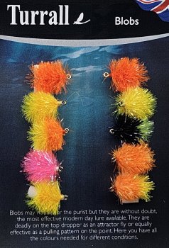 Turrall  Blob Selection Blob-Kollektion zum Fischen auf Regenbogenforellen  FinestFishingFlies