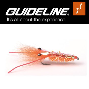 Orange Glimmer Reke #6 Meerforellenfliege by Guideline