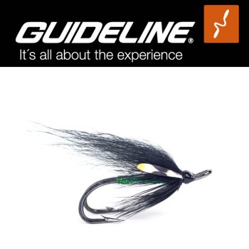 Guideline TS Black Stealth Double #6  Lachs-Fliege auf Doppelhaken