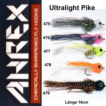 Ahrex Ultralite Pike Fly    Hechtfliegen Ultralite/UltraSharp/UltraIrresistible
