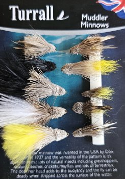 Turrall  Muddler Minnows Selection Die Muddler-Minnows-Kollektion   FinestFishingFlies