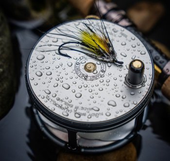 Hardy 1921 Wide Spool Perfect Fly Reel Fliegenrollen  Mit der Gratis-Guideline-Fliegenschnur deiner Wahl.