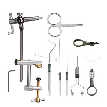 Stonfo 741 Fly Tying Kit Bindestock mit Werkzeug Set in praktischer Box    Sonderpreis, nur für kurze Zeit!