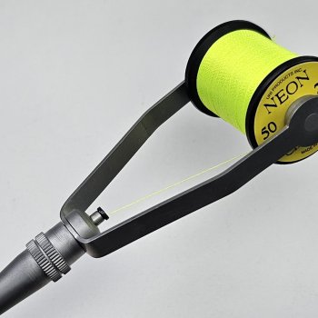 Ceramic Bobbin Holder Titanium Premium-Spulenhalter mit dem praktischen, langen Griffstück