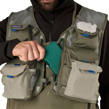 Patagonia Stealth Pack Vest in River Rock Green (RVGN)  Die legendäre Fliegenfischerweste  Sonderpreis, nur für kurze Zeit!