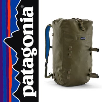 Patagonia Disperser Roll Top 40L in Basin Green (BSNG) Der wasserdichte Rolltop-Rucksack