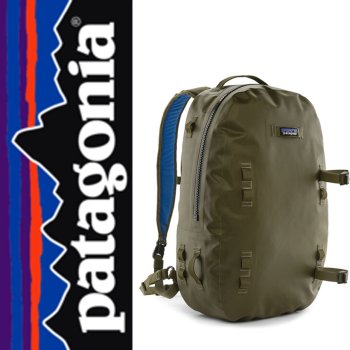 Patagonia Guidewater Backpack in Basin Green (BSNG) Der absolut tauchdichte Rucksack zum Fliegenfischen.