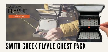 Smith Creek FlyVue Chest Pack  Die Großraum-Fliegenbox mit Sichthilfe.
