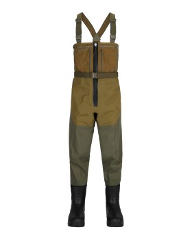 Simms Freestone Z Bootfoot Loden  Die atmungsaktive Wathose mit dem integrierten Stiefel + Gummisohle.  NEW2025