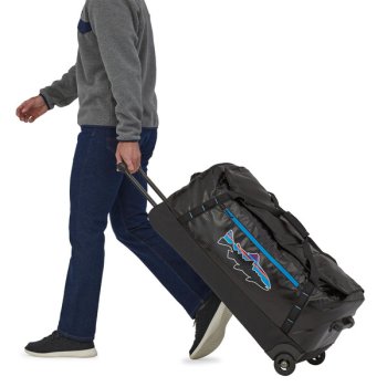 Patagonia Black Hole Wheeled Duffel 100 Liter Der ultimative Flugreise-Koffer für den ambitionierten Fliegenfischer!