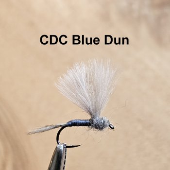 CDC Dry Flies Size 14  CDC-Entenbürzel-Trockenfliegen in 5 verschiedenen Varianten