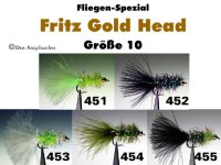 Fritz Gold Head Streamer Gr.10 (5 verschiedene Sorten zur Auswahl)