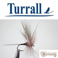 Turrall No.09 Iron Blue Imago in Größe 16  Special European Dry -Eine klassische, traditionelle Trockenfliege aus England-