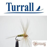 Turrall No.07 Pale Water Imago in Größe 16  Special European Dry -Eine klassische, traditionelle Trockenfliege aus England-