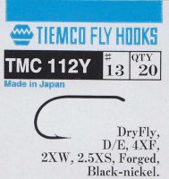 Tiemco TMC 112 Y Der ultrafeine Trockenfliegenhaken