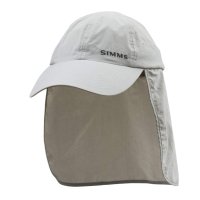 Simms Superlight Sunshield Cap Sterling UV50-Schutz-Kappe
