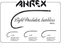 Ahrex  PR351 Light Predator Barbless  Fliegenhaken