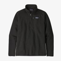Patagonia Mens Better Sweater 1/4-Zip Fleece Black