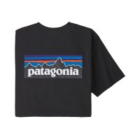 Patagonia Ms P-6 Logo Responsibili-Tee  T-Shirt Black