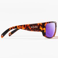 BAJIO Piedra Dark Tort Matte Violet Mirror PC Polarisations-Brille