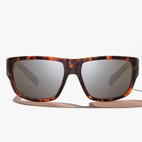 BAJIO Piedra Dark Tort Matte Silver Mirror PC Polarisations-Brille