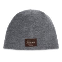 Simms Hayward Wool Beanie Gunmetal   Die wuschelig warme Mütze aus Merino-Wolle