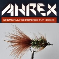 Ahrex Mefo-Streamer Brown/Olive Gr.6 Meerforellenfliege by AHREX