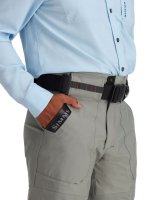Simms Freestone Pant Smoke 2025 Set Hüftwathose + Watschuhe zum Vorteilspreis