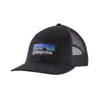 Patagonia P-6 Logo LoPro Trucker Hat Black (BLK)