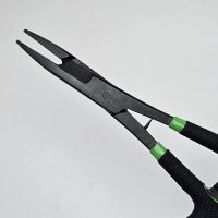 QUICKDRAW FORCEPS Black/Green Ein tolles Tool mit Zange, Schere, Reinigungs-Dorn und praktischen Karabiner-Clip
