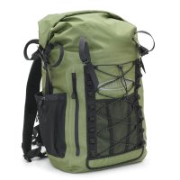 Vision Aqua Weekend Pack in Olive und mit 50 Liter Fassungsvolumen Der absolut wasserdichte Rucksack, optimal nicht nur zum Fliegenfischen!
